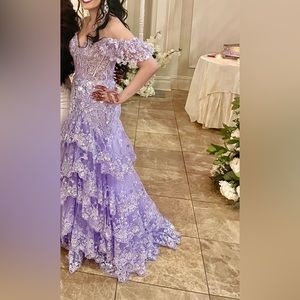 Sherri hill 55801 size 4 lilac